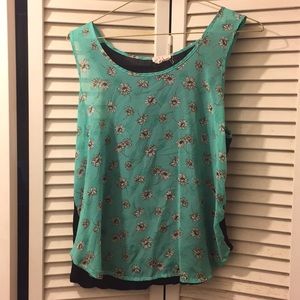 One Heart Floral Top